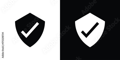 Insured icon fill vectors set for ui.