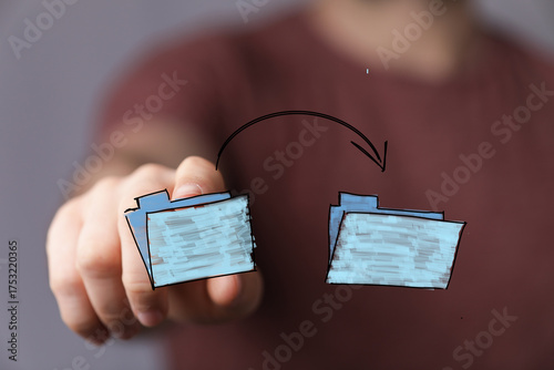 Concept image of data trans...