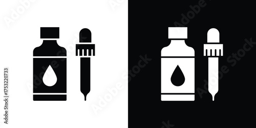 Essential oils icon fill vectors set for ui.