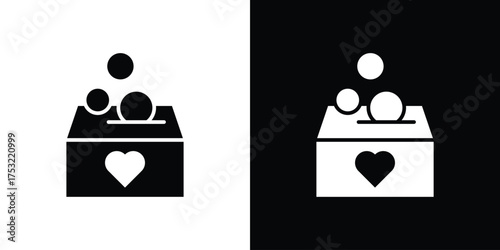 Donations icon fill vectors set for ui.