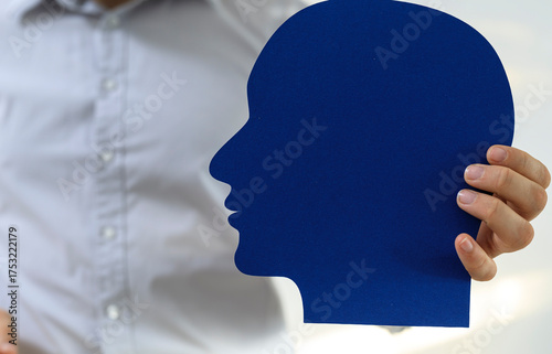 Abstract image of a person ...