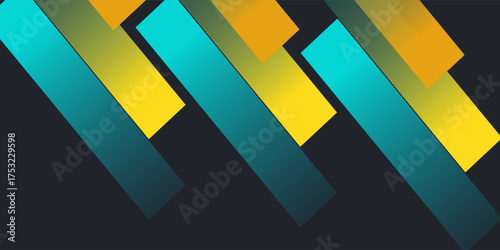 Colorful abstract background banner template