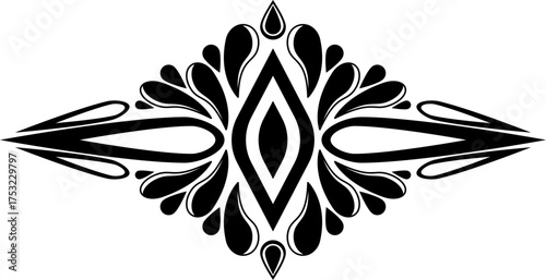 Ornamental Abstract Pattern SVG – Modern Digital Vector Motif for Jewelry