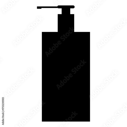 Bootle vector silhouette , clip art, and symbol. Shilhouette of  bottle concept and simple design