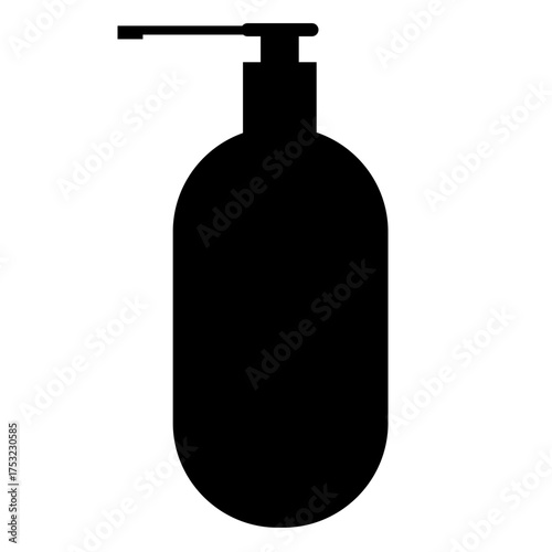 Bootle vector silhouette , clip art, and symbol. Shilhouette of  bottle concept and simple design