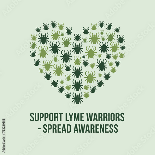 Support Lyme Warriors Spread Awareness Design