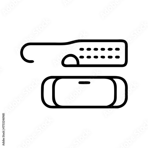 Hair straightener for styling and beauty tool