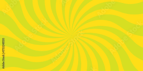 Sunburst Modern retro vintage sunrise sunbeam element spiral striped. Spiral starburst and striped pattern abstract geometric retro sunrays line wavy texture.	