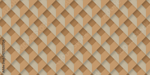 Illustration decoration colorful seamless material pattern square design.	