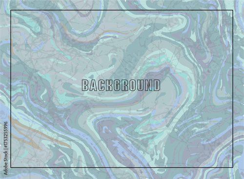 Abstract Blue Wave Marble Texture Background
