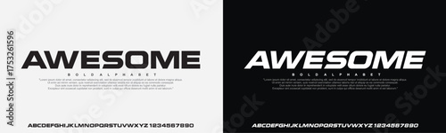 Modern Font. Regular and Bold font. Typography urban style alphabet fonts for fashion, sport, space, technology, digital, movie, logo design, vector illustration

