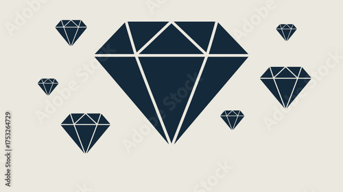 Elegant diamond pattern for luxury brand designs, perfect for jewelry ads or sophisticated business cards, adding a touch of modern sparkle and style