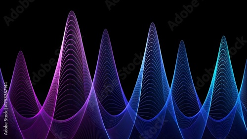abstract purple fractal background