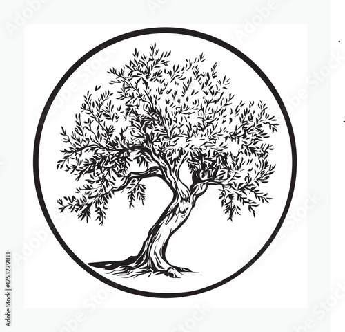 vector tree silhouette