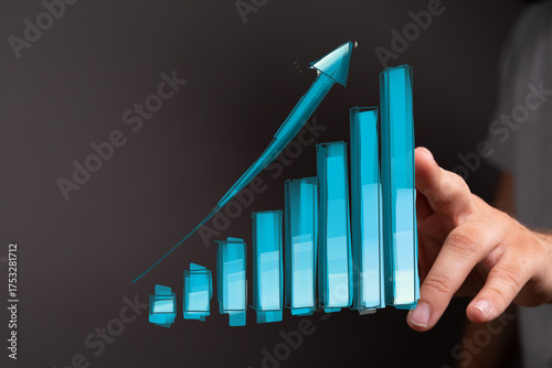 Stock photo of hand holding...