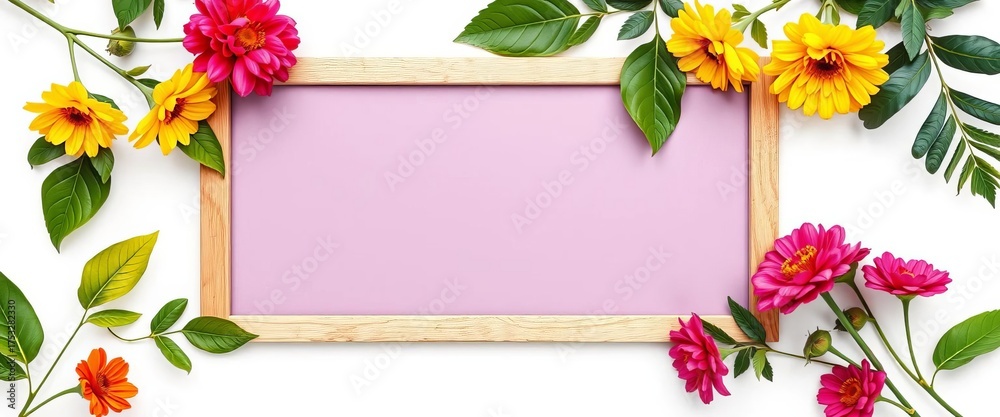 Obraz premium Empty black picture frame, isolated on white background, blank frame, rectangle