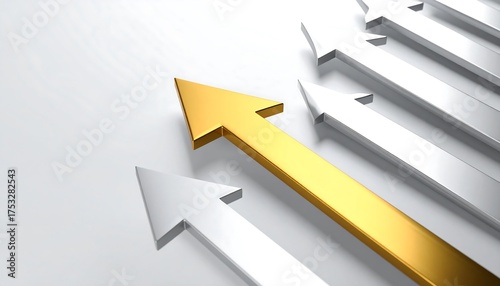 Golden Arrow Leading the Way to Success and Growth.