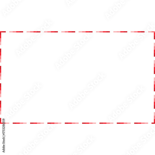 Candy cane pattern frame, Merry Christmas frame