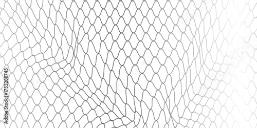 Wavy Lines Op Art Pattern. Abstract Black and White Textured Background.