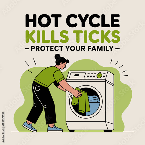 Hot Cycle Kills Ticks Protect Your Family Design