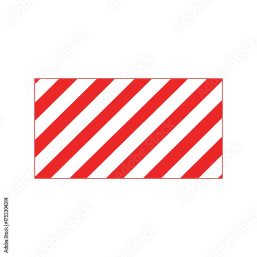 Vibrant red and white diagonal stripes pattern seamless background for design projects vector