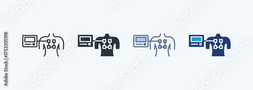 Electrotherapy Multiple Style Icon Collection