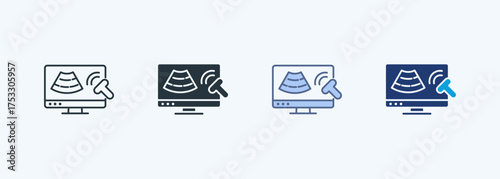 Ultrasound Multiple Style Icon Collection
