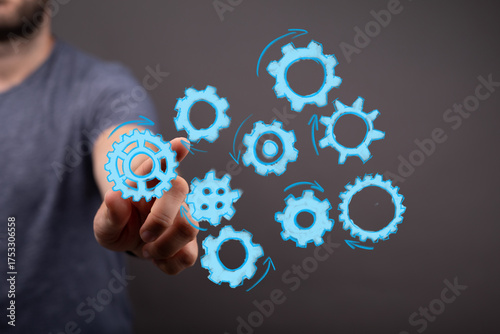 Dynamic illustration of tec...