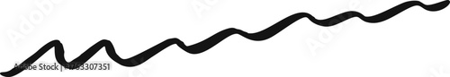 Rough textured line wavy shape