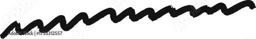 Scribble doodle line wavy grunge