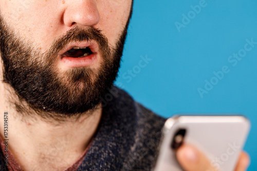Close up shot of a surprise...