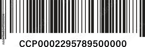 Business inventory barcode / bar code line art icon for apps and websites