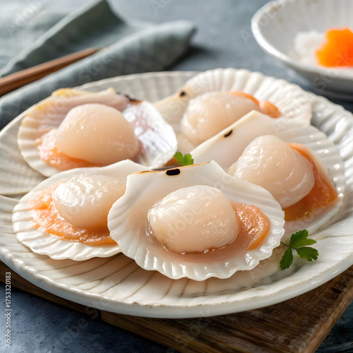 raw scallops