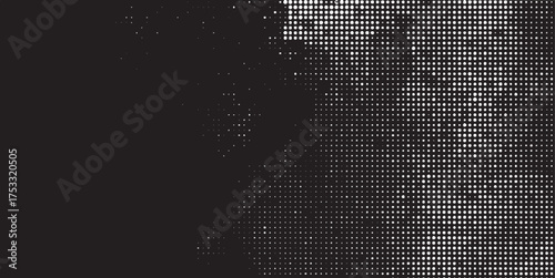 Subtle halftone grunge urban texture vector. Distressed overlay texture. Grunge background. Abstract mild textured effect. Vector Illustration. Black isolated on white. EPS10.