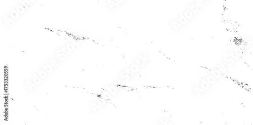 Monochrome texture composed of irregular graphic elements. Distressed uneven grunge background. Abstract vector illustration. Overlay for interesting effect and depth. Isolated on white background.