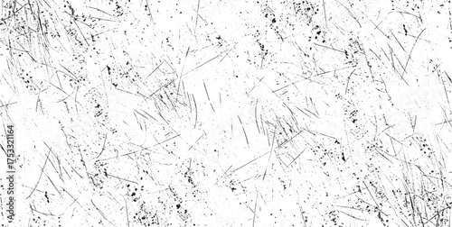Scratched Grunge Urban Background Texture Vector. Dust Overlay Distress Grainy Grungy Effect. Distressed Backdrop Vector Illustration. Isolated Black on White Background. EPS 10.