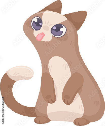 Cat Show Tongue