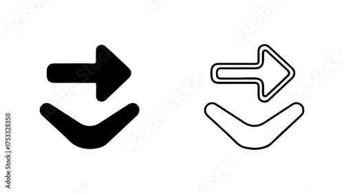 Download and upload arrows with transparent background