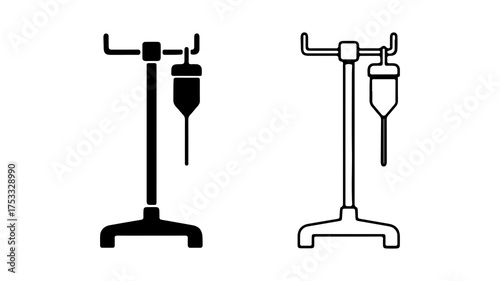 Laboratory equipment with transparent background