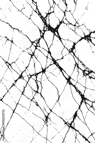 Marble crack texture vector with sharp dark lines, ideal for modern backgrounds, abstract prints, or elegant surface designs.
