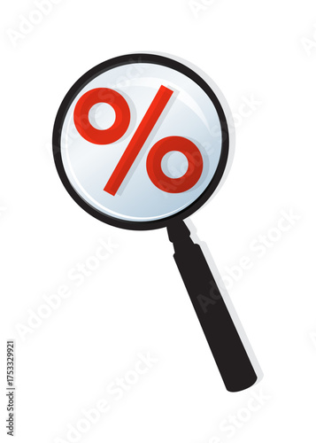 Searching for interest rate vector illustrations.