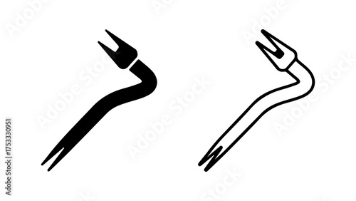 Pliers tool icon with transparent background