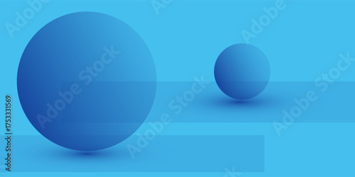 Paper layer circle blue abstract background. Curves and lines design with space for text simple. colorfull pattern modern nice good illustrations