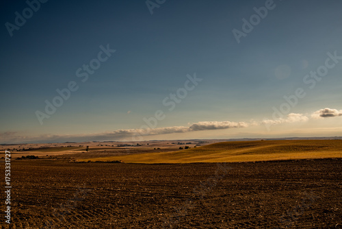 Landschaft in der Meseta am Jacobsweg