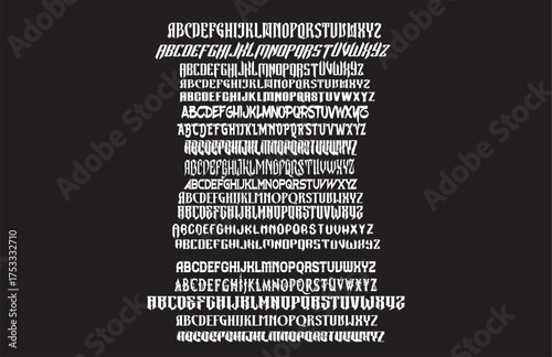 most beautiful fonts set