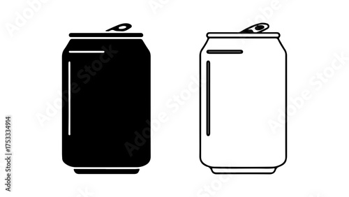 Aluminum cans with pull tabs with transparent background