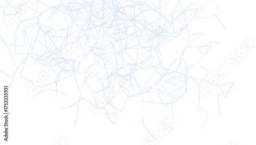 Abstract image of a digital connections network. Ideal for technology, science, data, or communication concepts. Clean, modern design against a