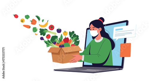 Order fresh groceries online and get them delivered to your doorstep safely.