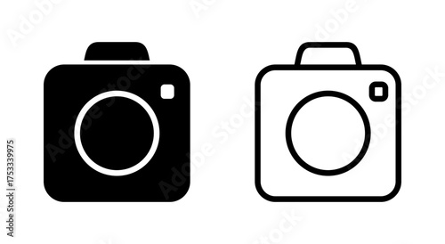 Camera icon symbol for apps and websites. photo camera sign and symbol. photography icon.