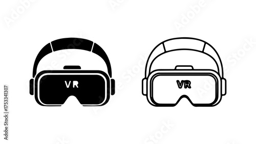 Virtual reality headsets with transparent background